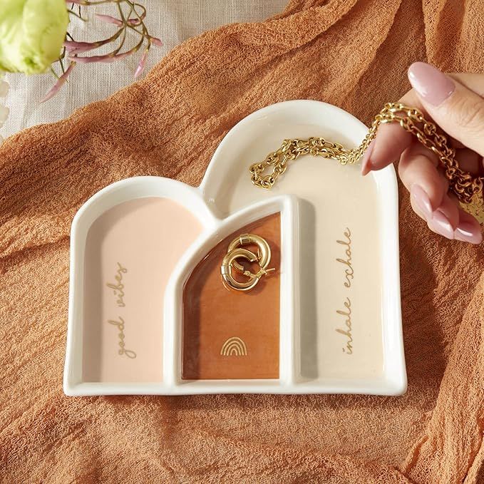 Kate Aspen Boho Arch Trinket Dish - Candy Dish, Shower Prize, Decorative Tray, Ring Holder, Jewel... | Amazon (CA)