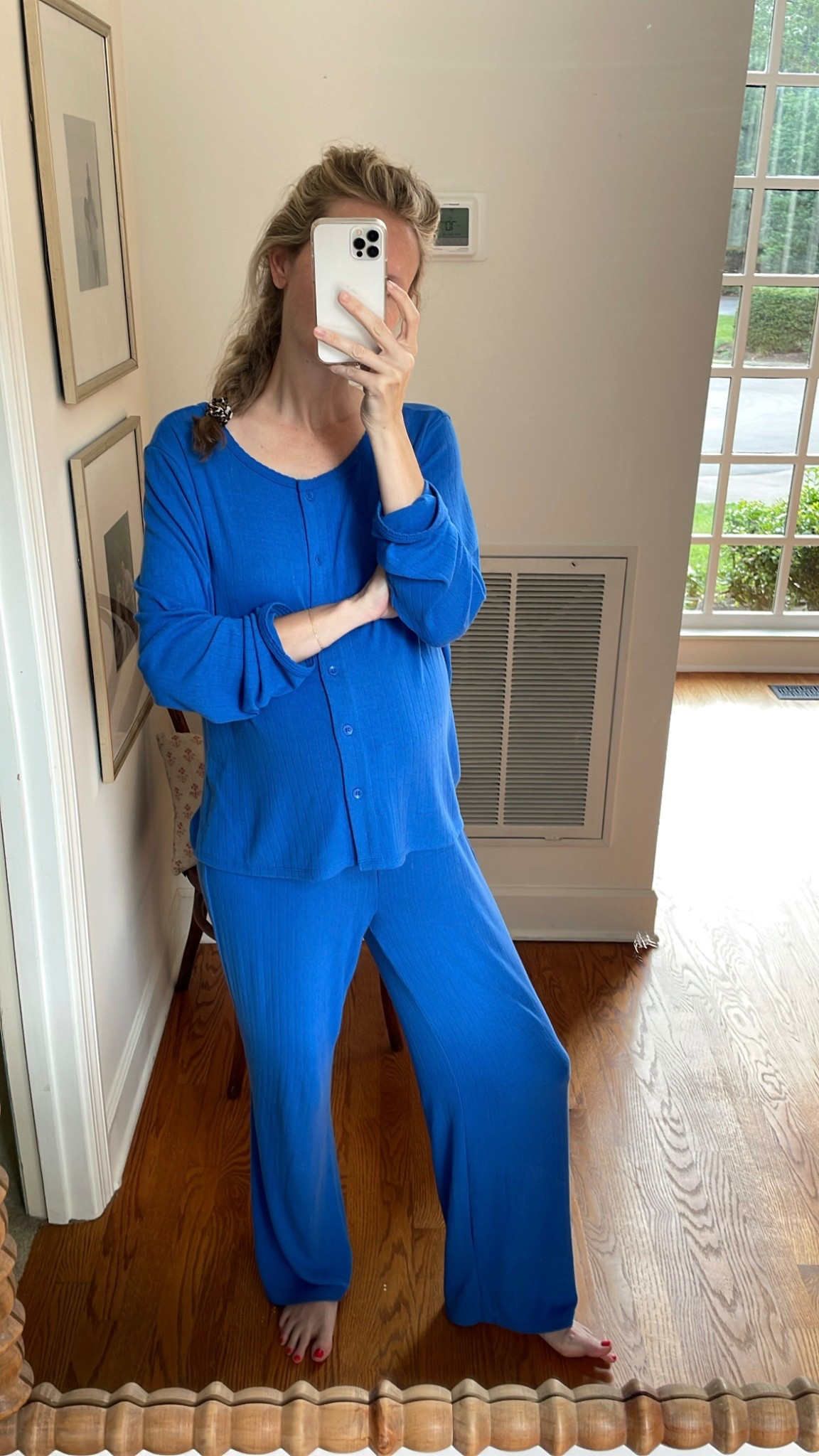Target pointelle lounge set / wearing a smalll