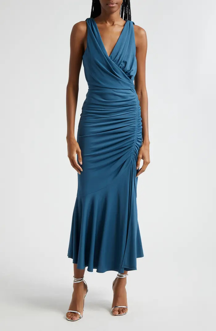 Mika Ruched Midi Dress | Nordstrom