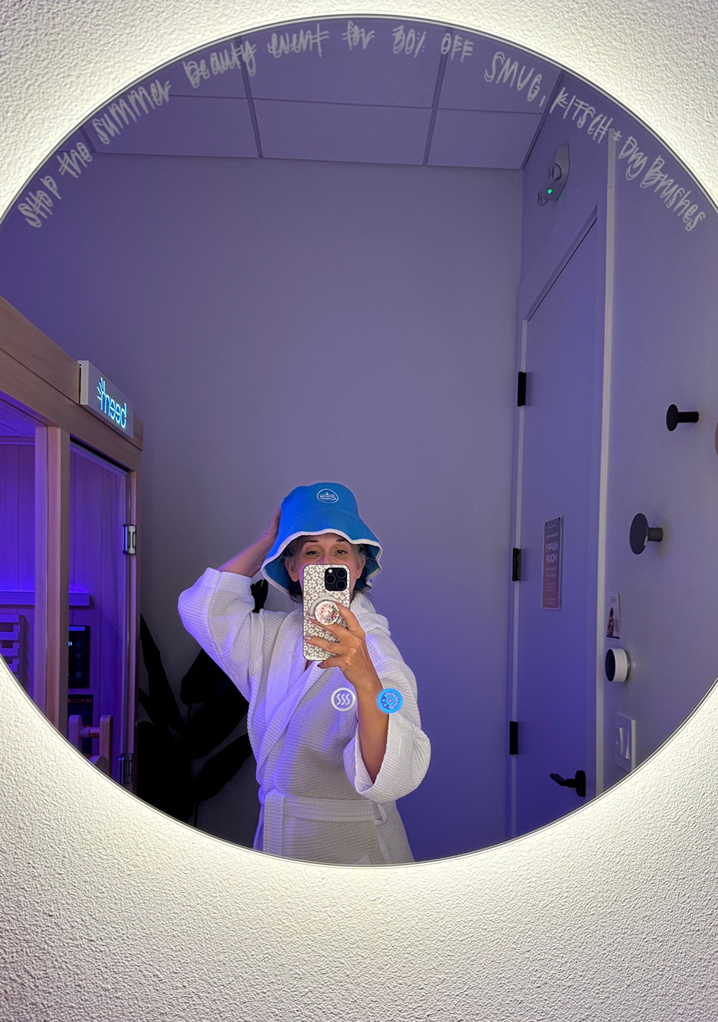 Prepping for my sauna session with one must-have: a sauna hat! 🔥 It protects your hair from heat damage while letting you soak up all the benefits. If you’re a sauna girlie, you need this. 
#SaunaHat #SaunaGirl #HairProtection #WellnessEssentials #SelfCareRoutine #LTKFinds #LTKWellness #LTKBeauty #AmazonFinds #SaunaBenefits #InfraredSauna #SaunaTime

#LTKBeauty #LTKSummerEdit #LTKOver40