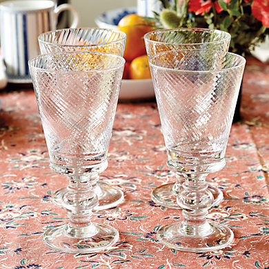 Bunny Williams Spiral Wine Glasses - Set of 4 | Ballard Designs, Inc.