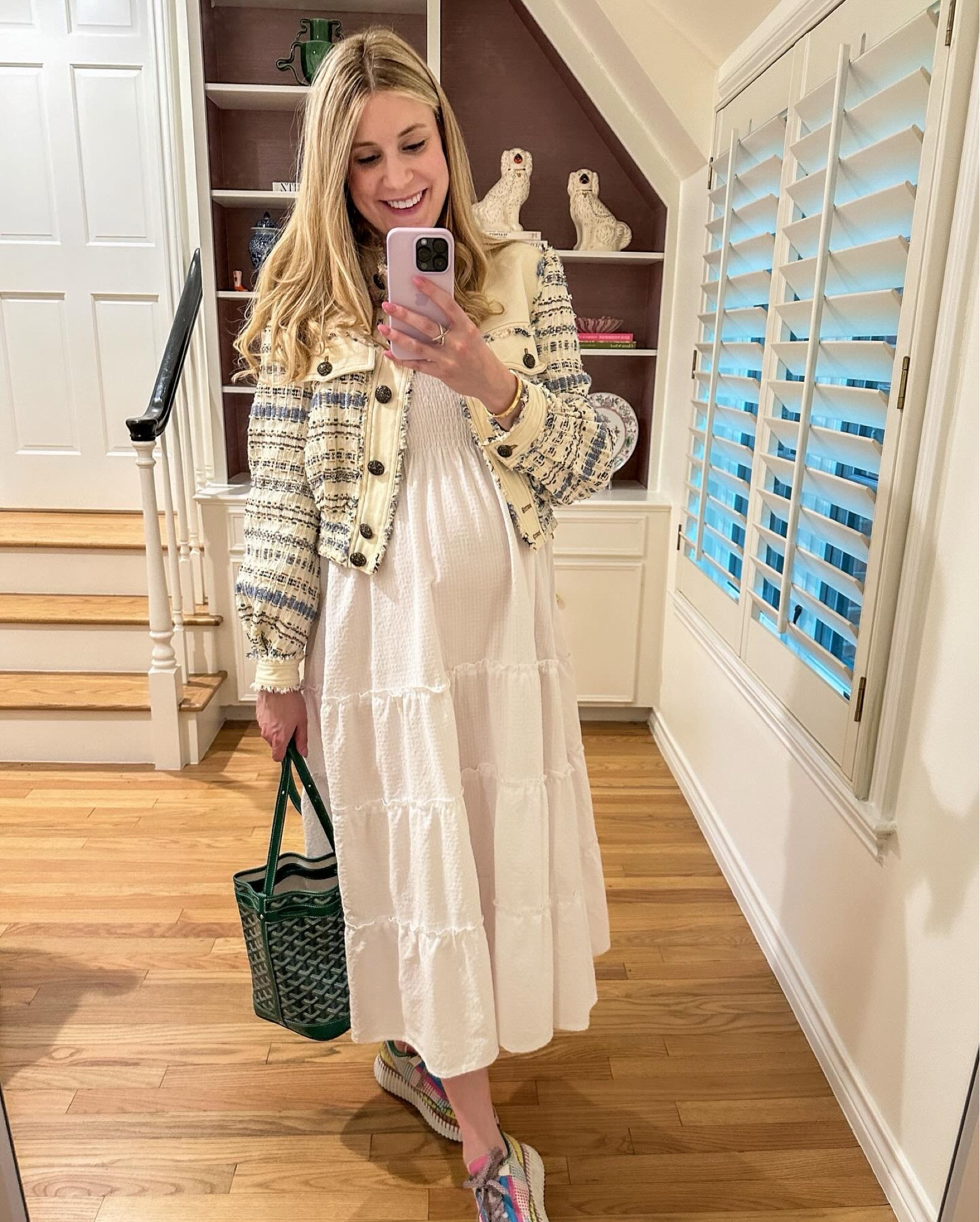 My dress is on sale! It is perfect for the bump maternity or without a bump! I love to layer it with jackets and sweaters. Ah my blazer is unfortunately old but I linked some similar options. Don’t hate me again but my shoes are sold out in this colorway but linked a few others in the same brand! 🩷

#LTKbump #LTKstyletip #LTKsalealert