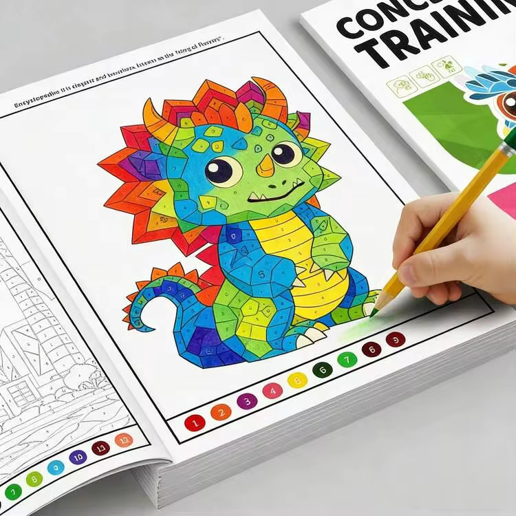 48 Themes Kids Drawing Activity Workbook, Animal Character Architecture Motif, Hands\u2011On Crea... | SHEIN