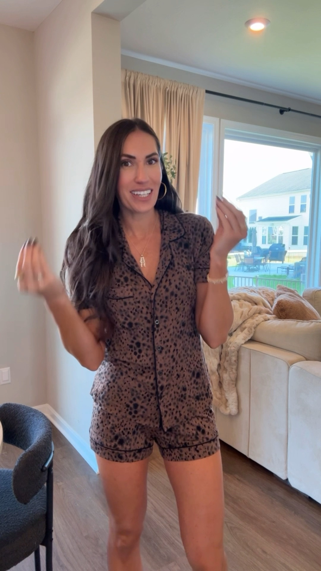 Loveeee this cute @Target pajama set 
Wearing size small
I love the pants too! They are super long - I’m 5’9