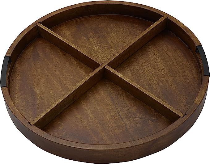 Gourmet Basics by Mikasa Mango Wood Charcuterie Tray with Divider, 20-Inch, Brown | Amazon (US)