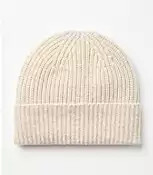 Ribbed Cashmere Beanie | LOFT