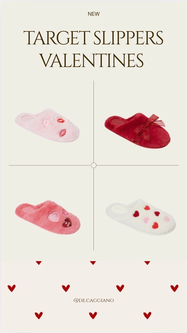 Target Valentines Day Slippers! Such a cute gift idea! 

#LTKSeasonal #LTKFindsUnder50 #LTKootd