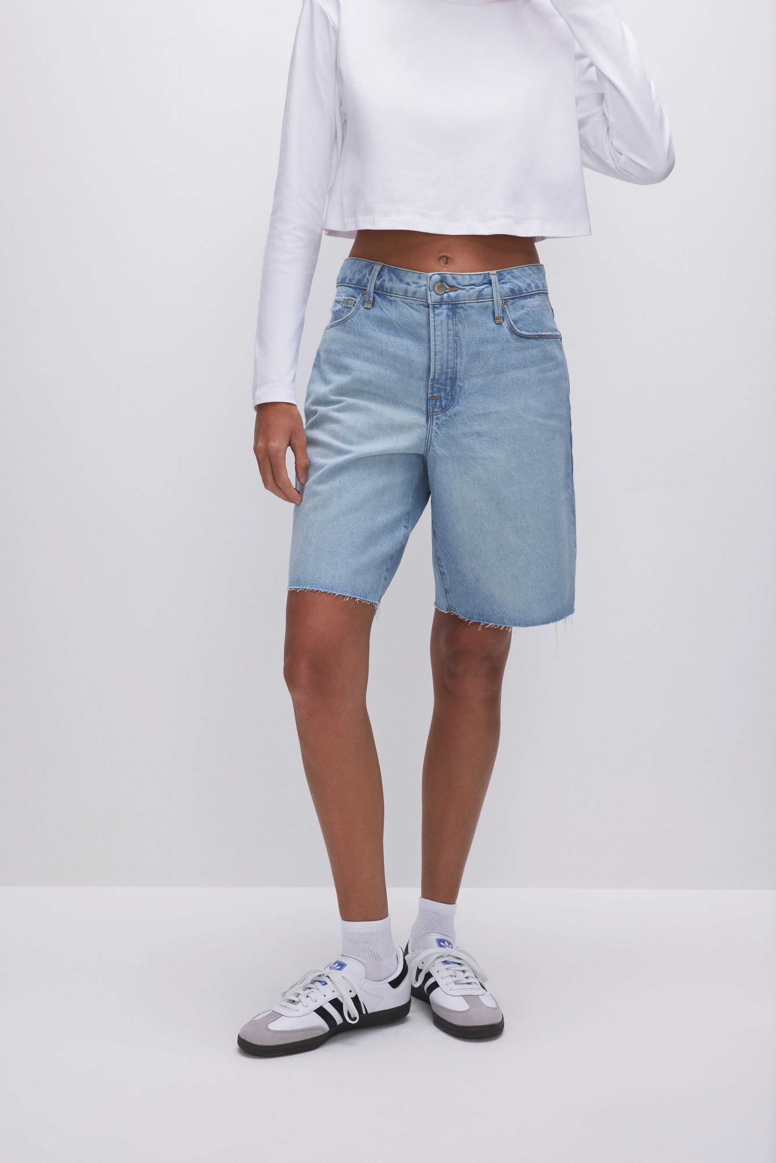 GOOD ’90s BERMUDA SHORTS | Good American