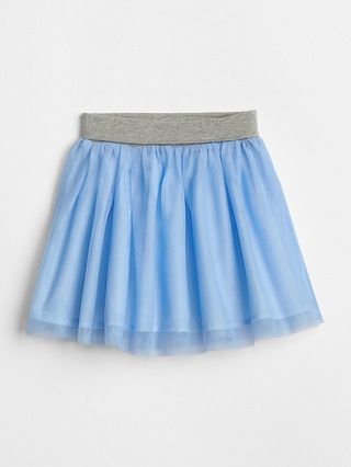 Gap Baby Tulle Flippy Skirt Light Blue Shadow Size 12-18 M | Gap US