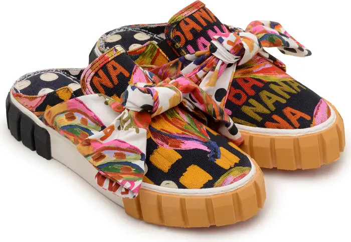 Bananatic Platform Mule Sneaker with Bow | Nordstrom