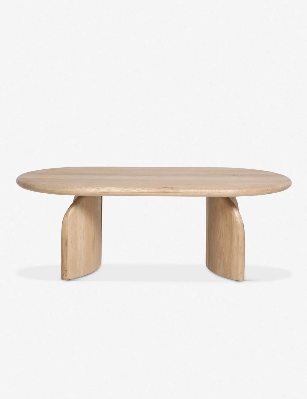 Ada Oval Coffee Table, Natural | Lulu and Georgia 