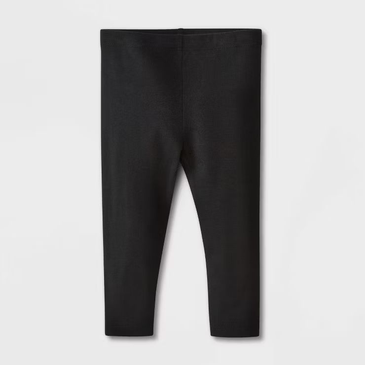 Baby Girls' Jersey Leggings - Cat & Jack™ Black | Target