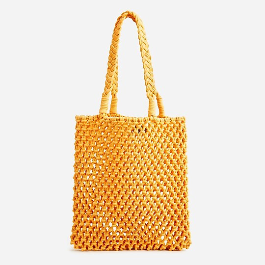 Cadiz hand-knotted rope tote | J. Crew US