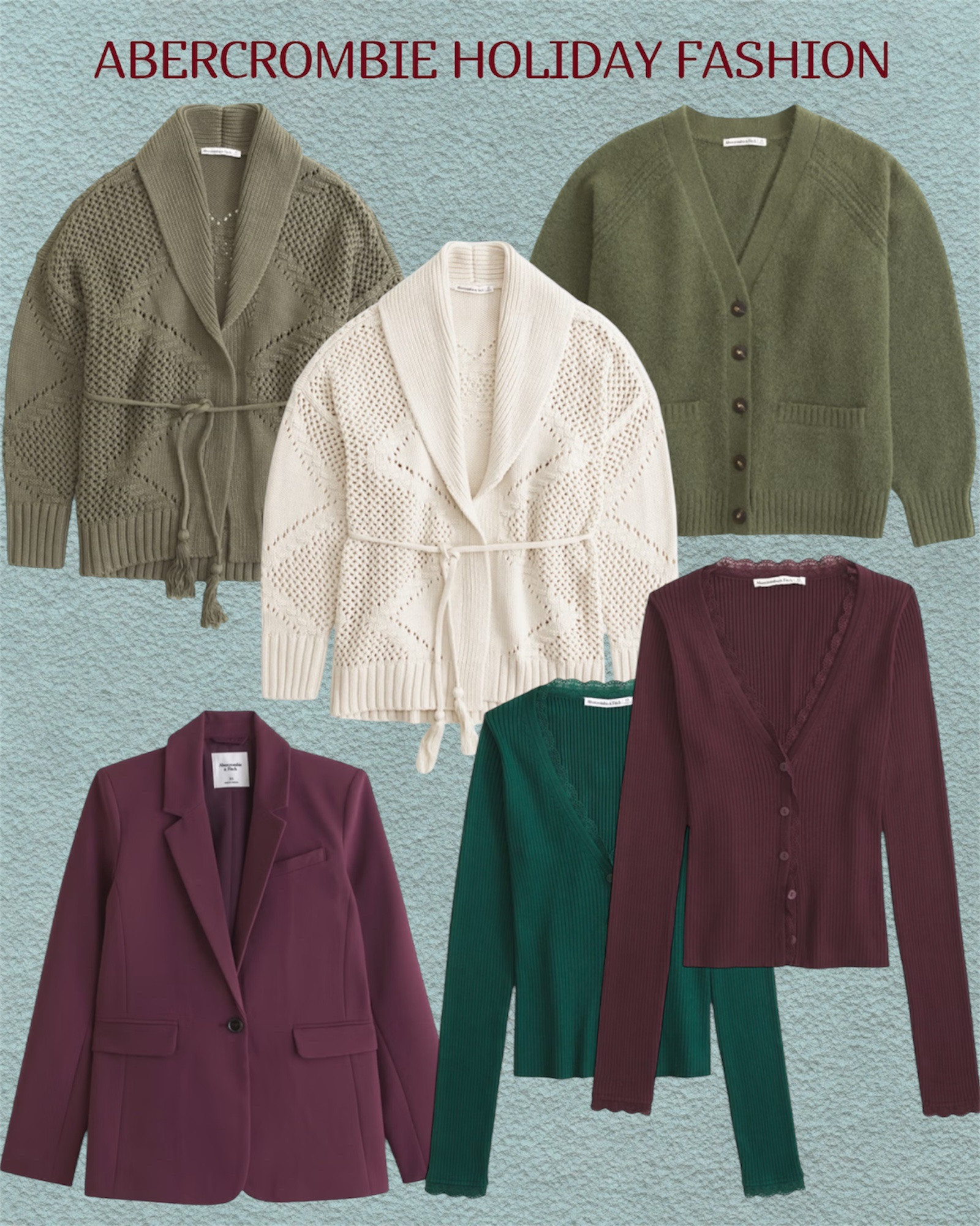 Abercrombie & Fitch holiday fashion finds. 





Abercrombie cardigans, Abercrombie favorites, Abercrombie blazer, #LTKCyberWeek 

#LTKGiftGuide #LTKFindsUnder100 #LTKHoliday
