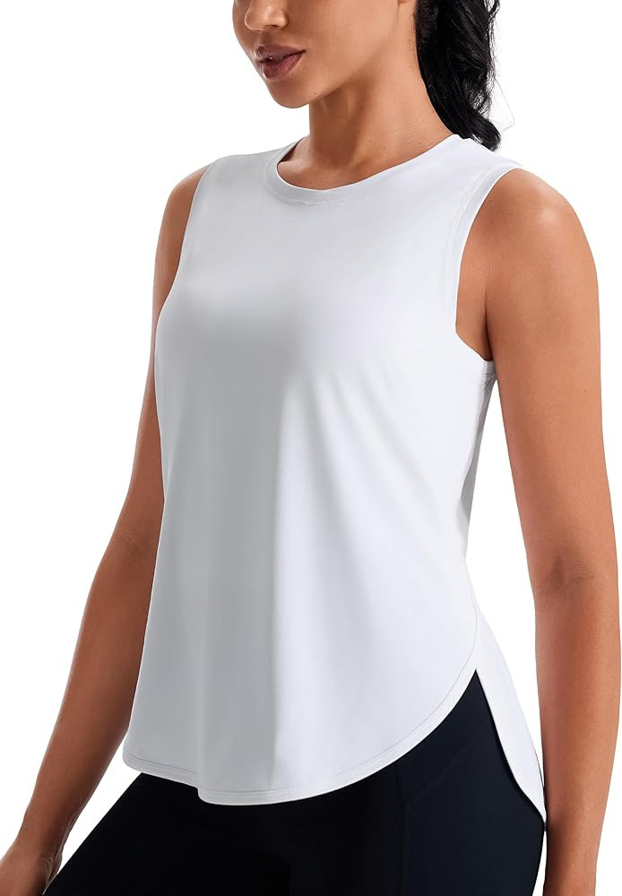 JOYSPELS Ice Silk Workout Tank Tops for Women Cool-Dry Sleeveless Loose Fit Yoga Shirts Athletic | Amazon (US)