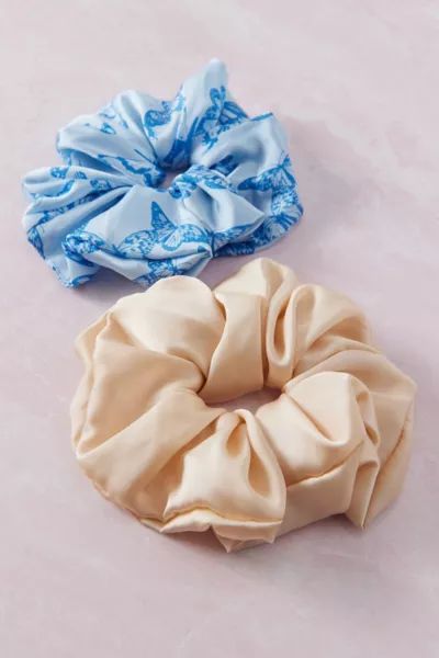 Sarah Satin Scrunchie Set | Urban Outfitters (US and RoW)