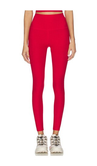 Beyond Yoga Spacedye Caught in The Midi High Waisted Legging in Red. - size XS | Revolve Clothing (Global)