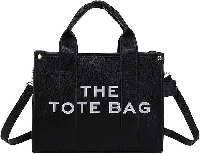 GOVNIK The Tote Bag for Women, Leather Tote Bag with Zipper Sturdy Cute Handbag Tote Purse Crossb... | Amazon (US)