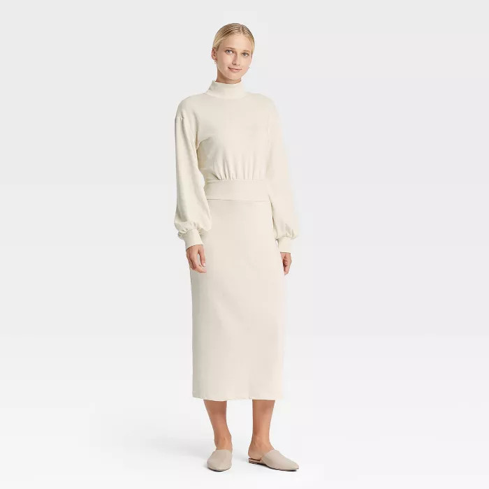 Women's Bishop Long Sleeve Dress - Who What Wear™ | Target