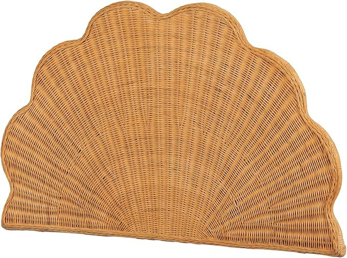 South Shore Bloom Rattan Wall-Mounted Headboard Shell, Twin, Natural | Amazon (US)