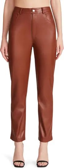 Take A Break Faux Leather Ankle Pants | Nordstrom