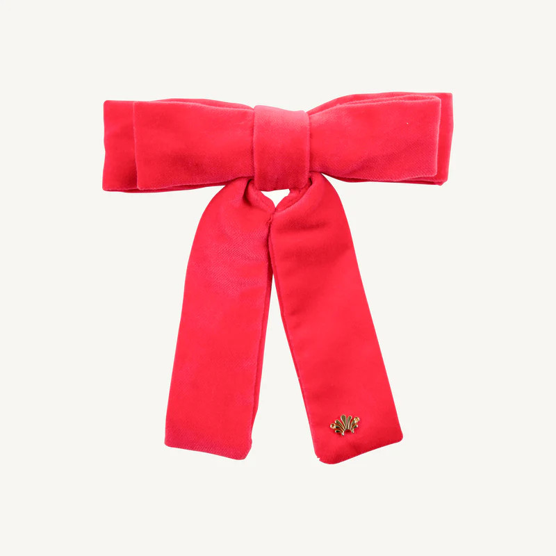 T.B.B.C. x Lele Sadoughi Antoinette Barette (Women) - Richmond Red Vel | The Beaufort Bonnet Company