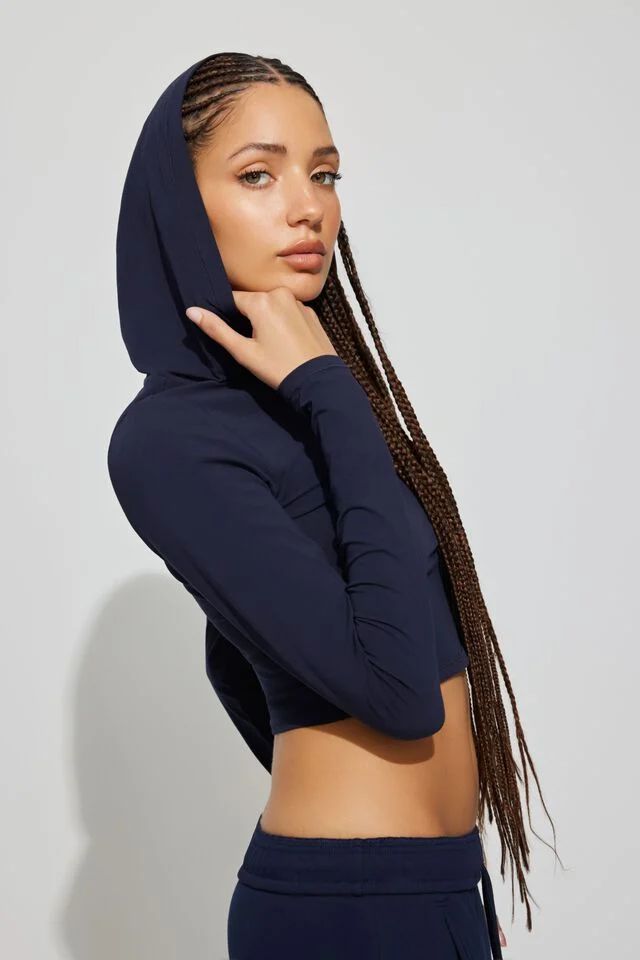 Crop Fitted Hoodie | Garage Clothing