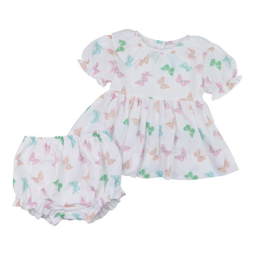 Pastel Butterfly Diaper Set | Cecil and Lou