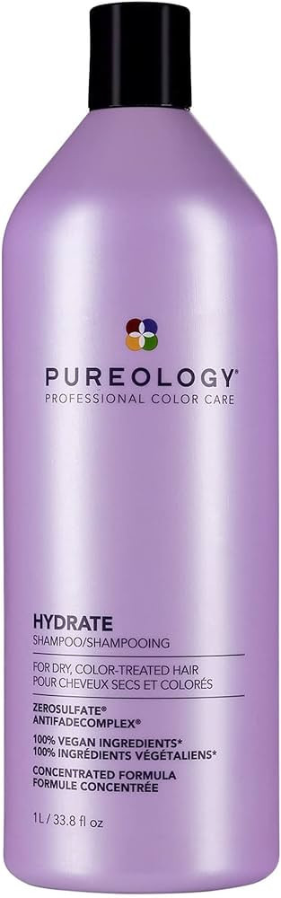 Pureology Hydrate Moisturizing Shampoo | Softens and Deeply Hydrates Dry Hair | For Medium to Thi... | Amazon (US)