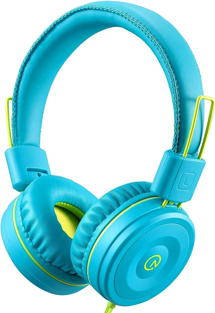 Kids Headphones-noot products K22 Foldable Stereo Tangle-Free 5ft Long cord 3.5mm Jack Plug in Wi... | Amazon (US)