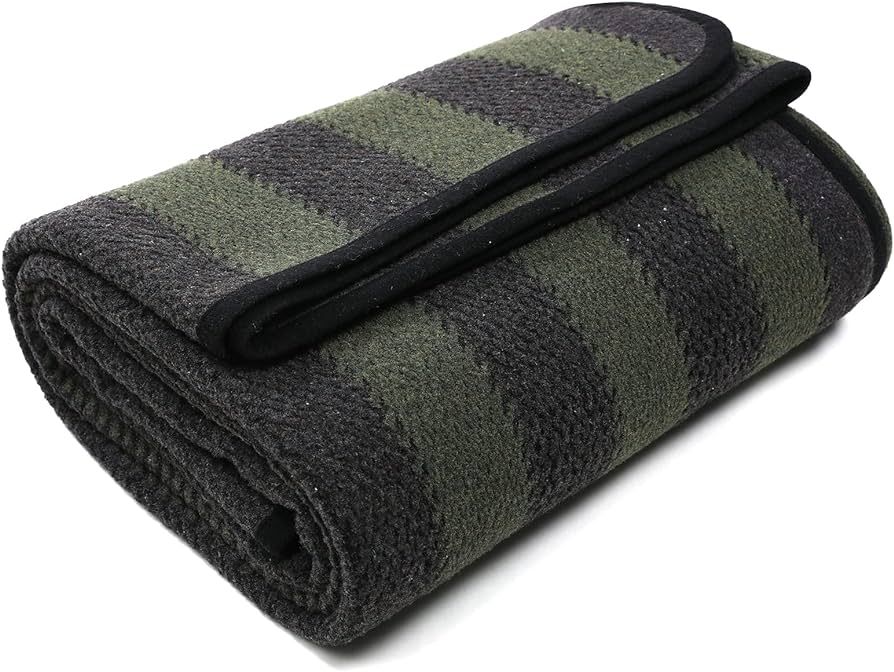 PuTian Merino Wool Blanket - 63" x 51" Thick Warm Soft Twin Bed Throw - Great for Camping, Outdoo... | Amazon (US)