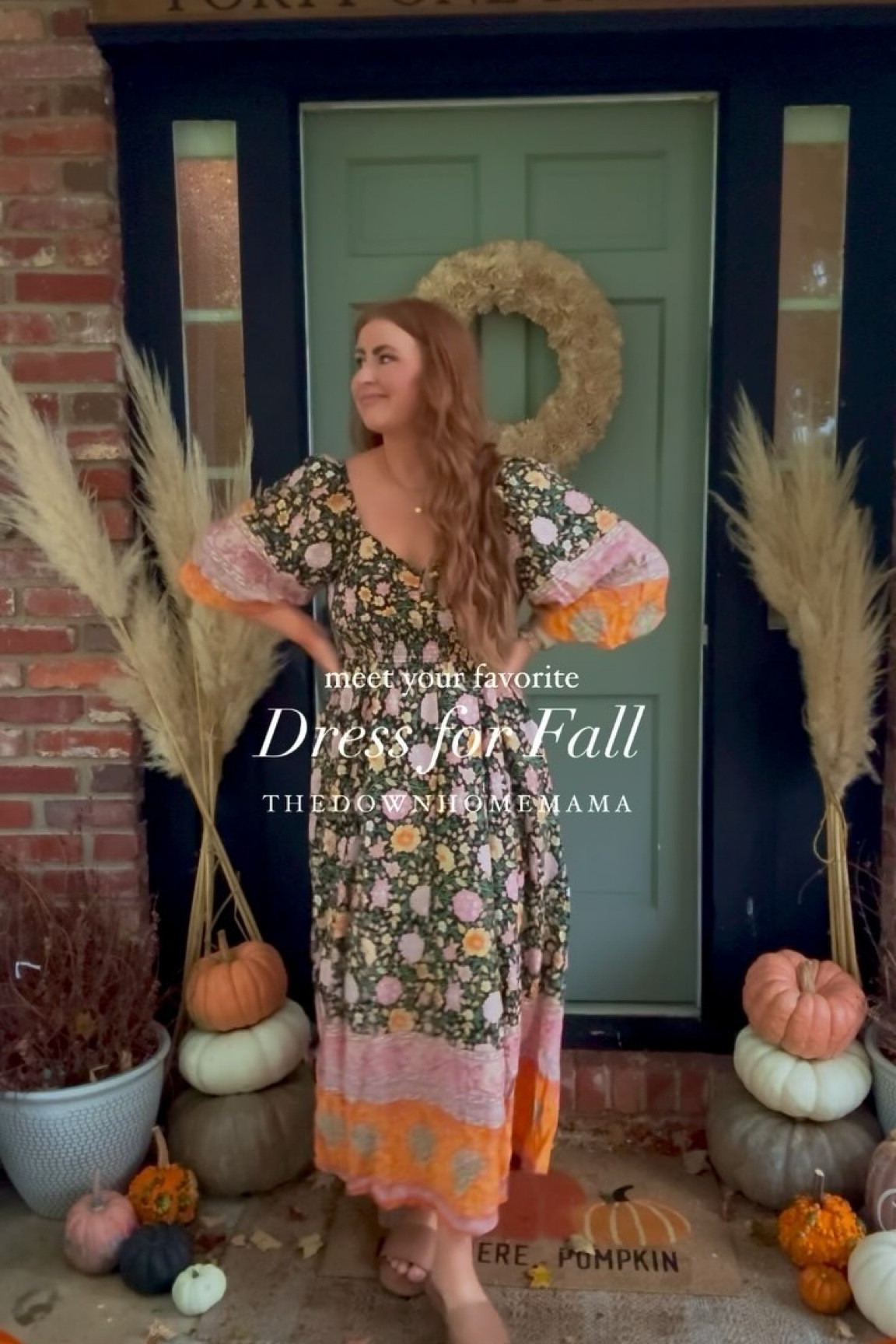 she’s flirty, she’s feminine, she’s floral and most of all 

she’s PERFECT for Fall 🍁🍂🤎

Meet, Trixie by @balticbornclothing 

my birthday treat from my sweet husband!! 

comment TRIXIE below to add this beauty to your Fall wardrobe 😍😍😍