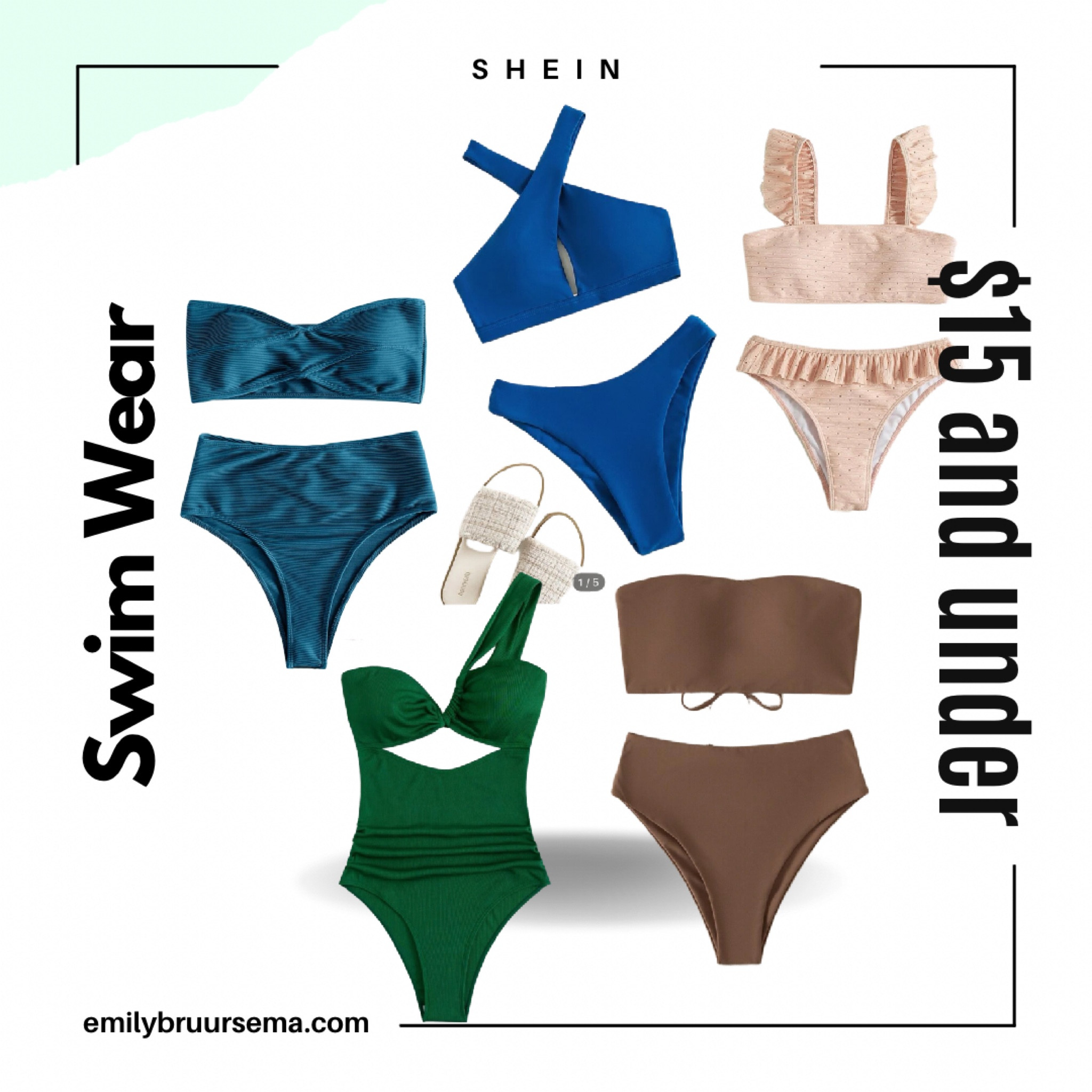 I actually love Shein’s bathing suits. They are really amazing quality for a low price. You will want to look at the size chart before ordering. Each suit is under $15! 

#LTKunder50 #LTKSeasonal #LTKswim