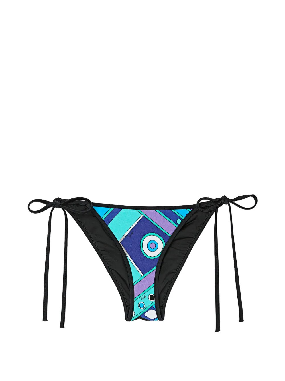 PUCCI Vivara-print bikini bottom - Blue | Farfetch Global