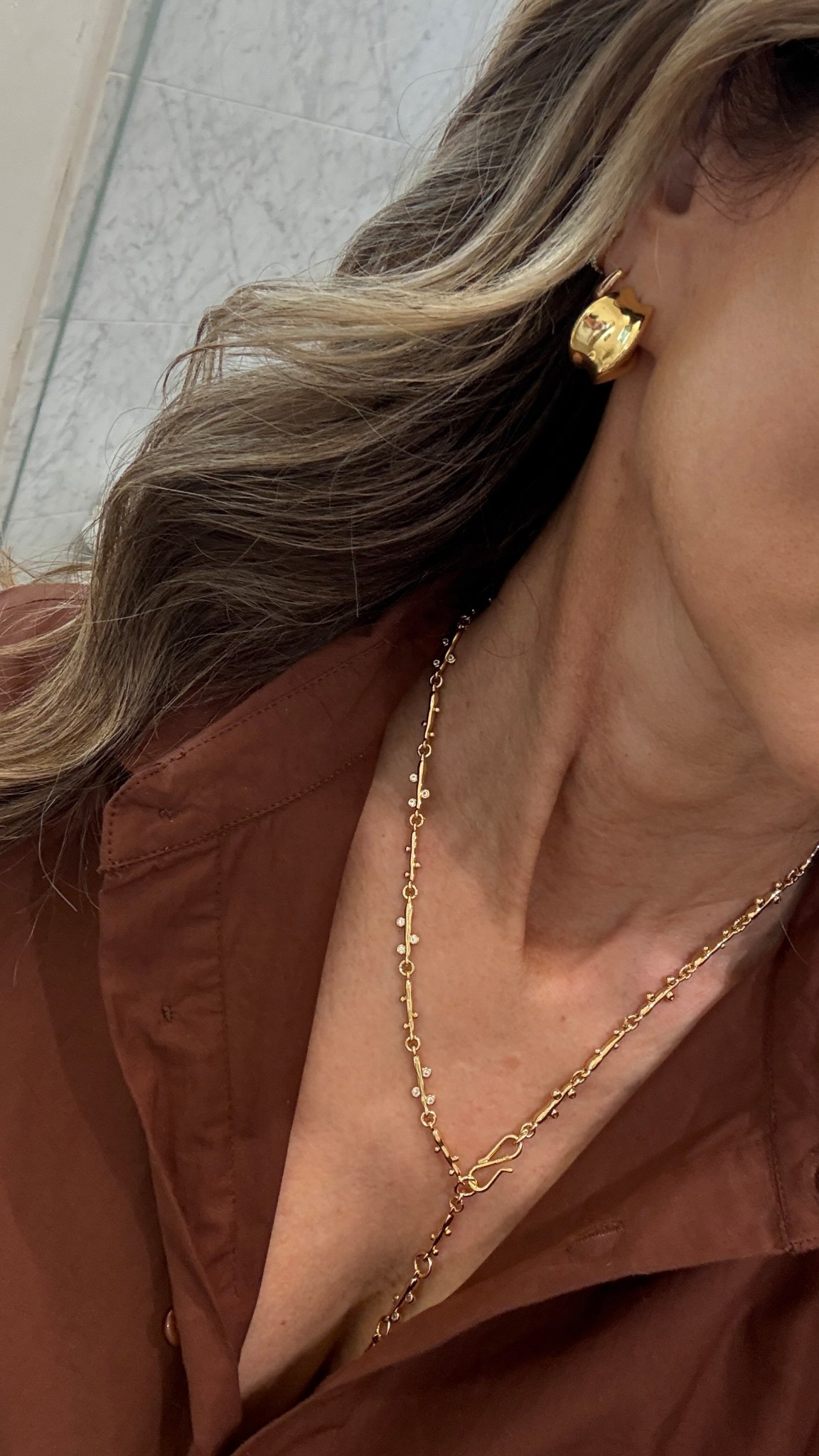 Love this necklace so much! It’s a heavy weight and feels so much more expensive than it is! 
-earrings are lightweight and on sale now. 


#LTKOver40 #LTKSaleAlert #LTKFindsUnder100