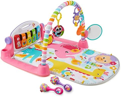 Fisher-Price Deluxe Kick & Play Piano Gym & Maracas | Amazon (US)