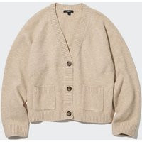 Soufflé Yarn Short Cardigan | UNIQLO (UK)