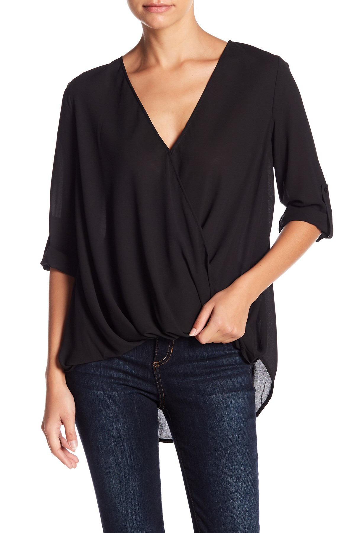 Surplice Neck Blouse | Nordstrom Rack