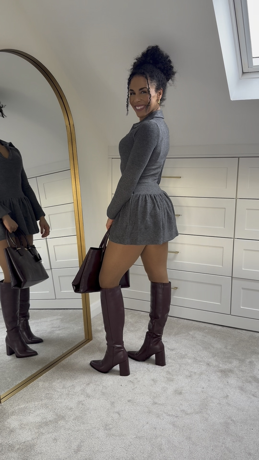 I love this dress!!! 

#dress #boots #kneehighboots #winteroutfit #grwm

#LTKuk #LTKwinter #LTKpartywear