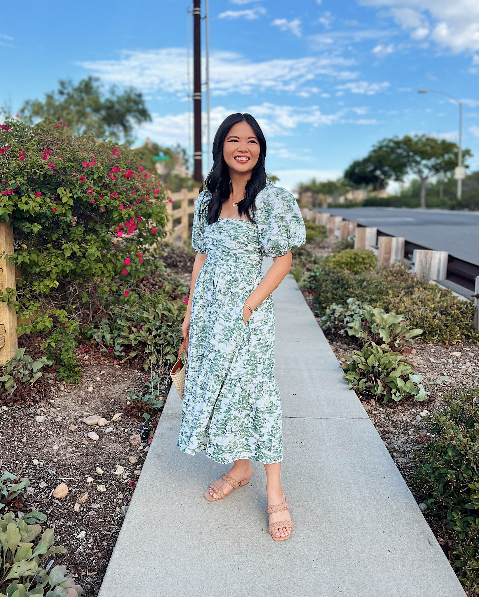 dark green midi dress for wedding Josephine Midi Dress in green – Elegant vintage-inspired style