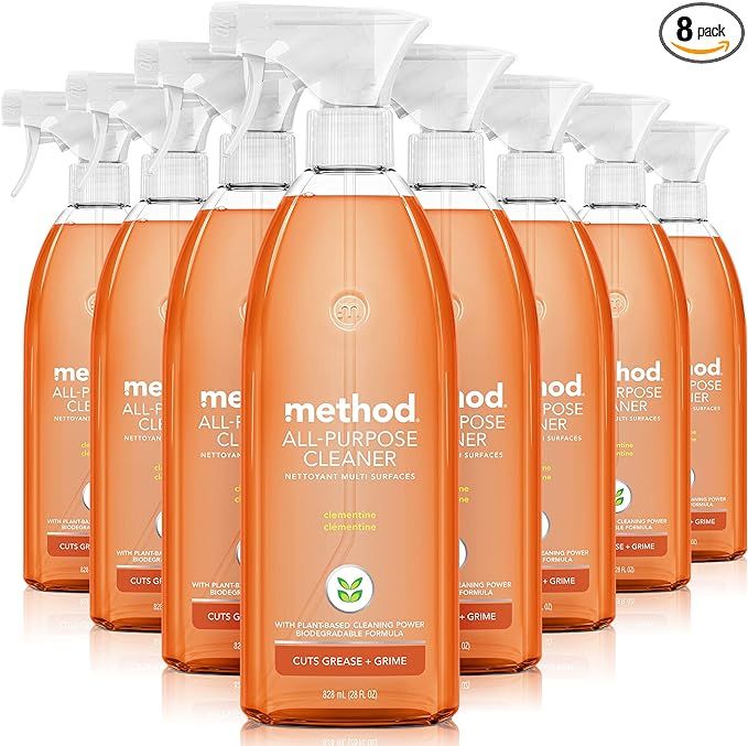 Method All-Purpose Cleaner Spray, Clementine, Plant-Based and Biodegradable Formula Perfect for M... | Amazon (US)
