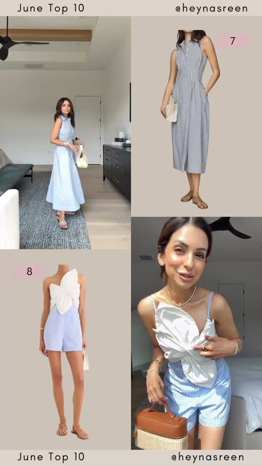 June Top 10:
#7: Anthropologie dress
#8: Tuckernuck romper