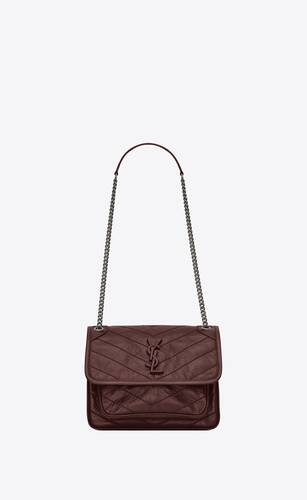 niki baby in crinkled vintage leather | Saint Laurent Inc. (Global)