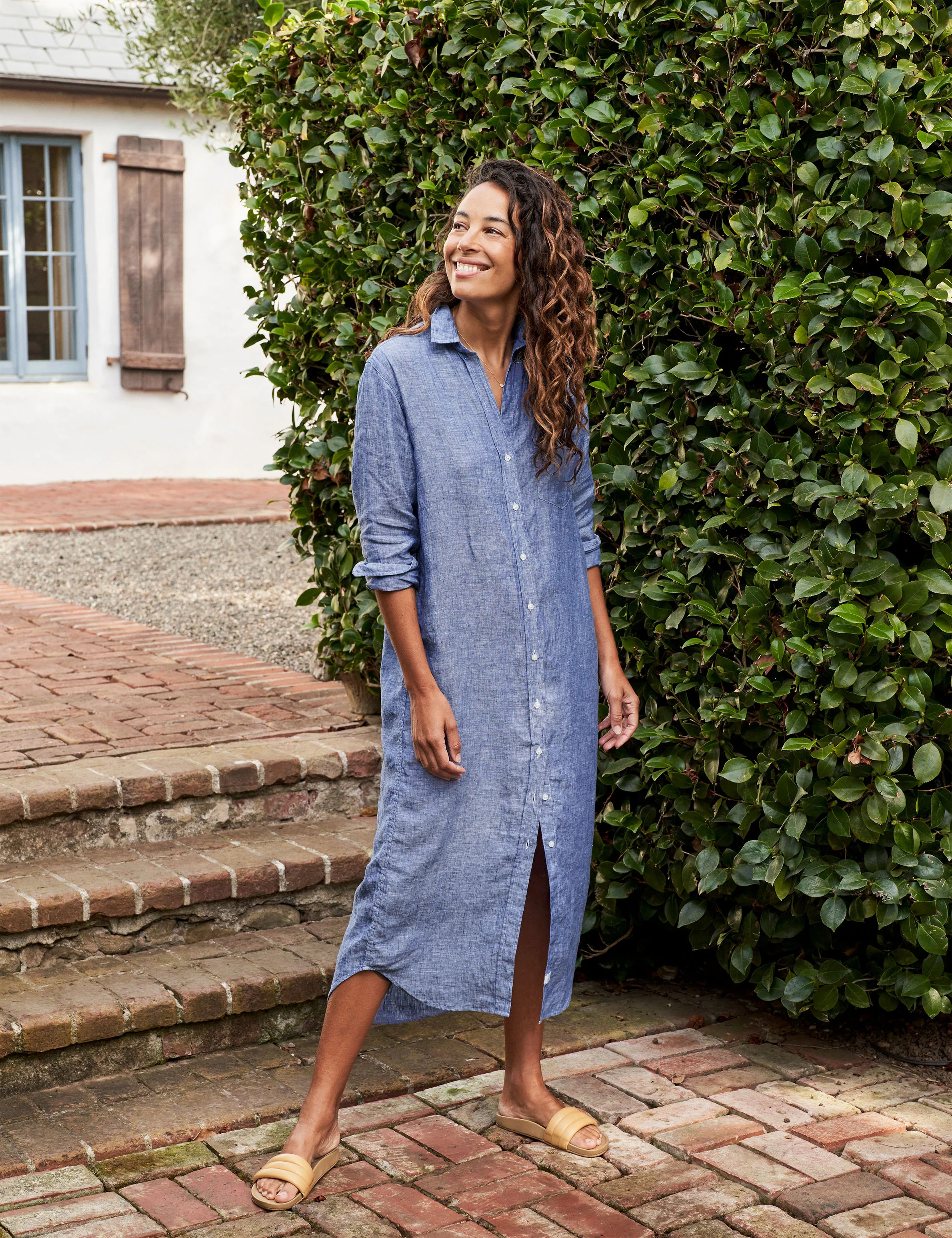 RORY Famous Blue, Lived-in Linen | Frank & Eileen | Frank & Eileen