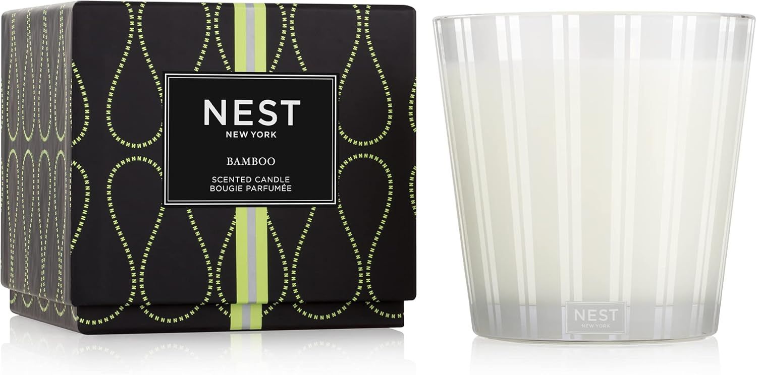 NEST Fragrances NEST03BM002 3-Wick Candle- Bamboo , 21.2 oz | Amazon (US)