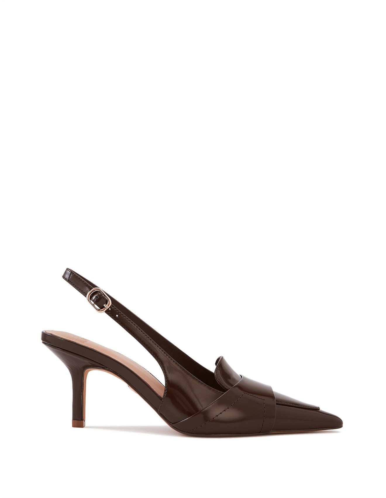 Luna Syrup Leather Slingback | David Jones (Australia & New Zealand)