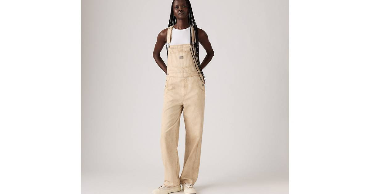 Vintage Denim Women's Overalls - Tan | Levi's® US | Levi's US