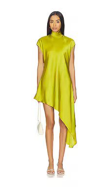 Lovers and Friends Reina Mini Dress in Chartreuse from Revolve.com | Revolve Clothing (Global)