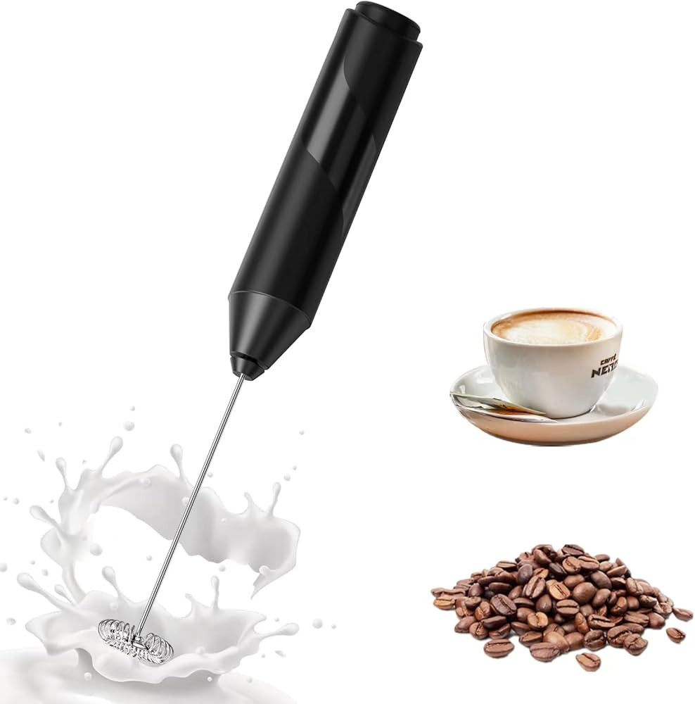 Milk Frother for Coffee, Handheld Frother Electric Whisk, Milk Foamer, Mini Mixer and Coffee Blen... | Amazon (US)