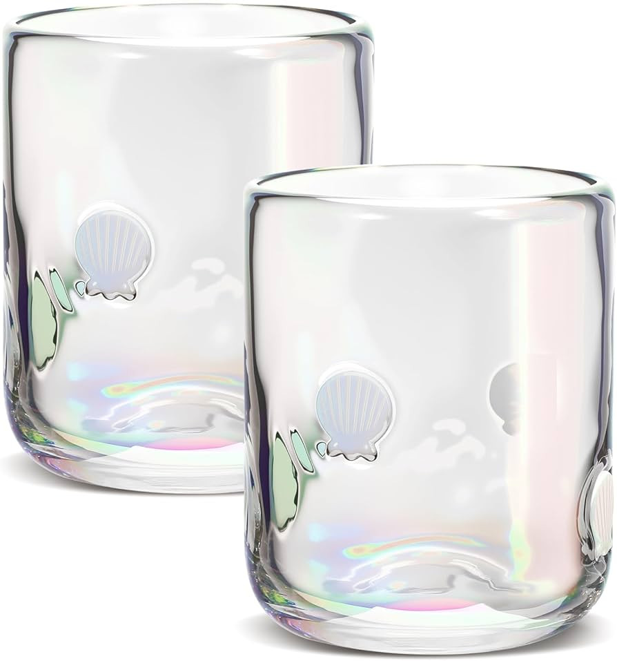 SiliFine Icon Juice Glasses, 14oz Stemless Wine Drinking Juice Glass Cup for Valentine Party Supp... | Amazon (US)